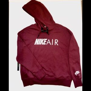 Nike Women’s “Nike Air” Hoodie Burgundy SzXS NWT